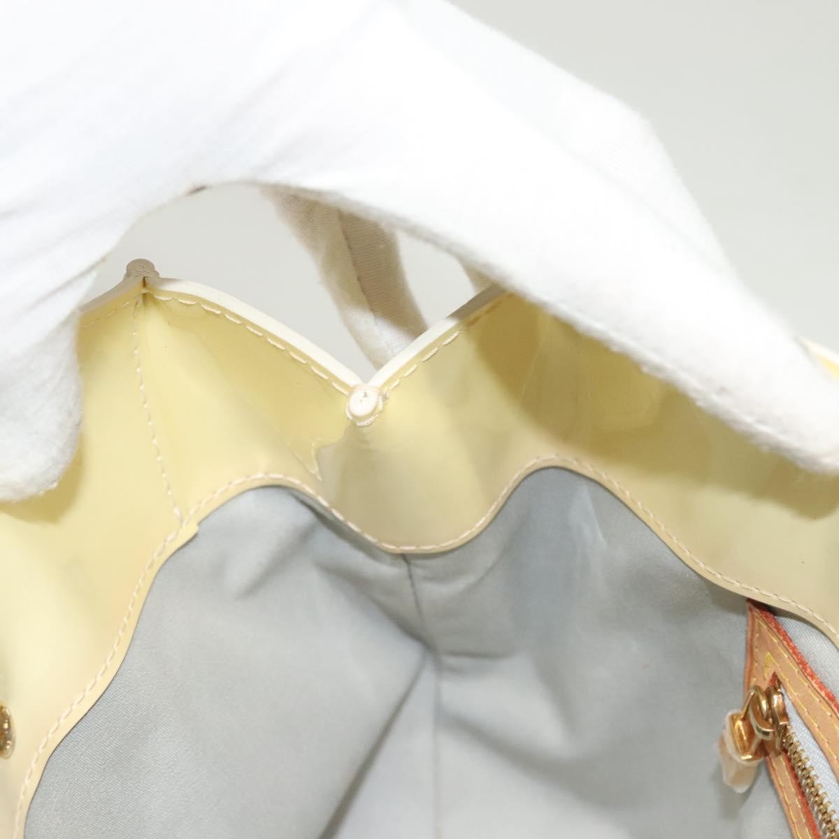 Louis Vuitton Reade Handbag Monogram Vernis, BEIGE, PATENT_LEATHER, Handbag