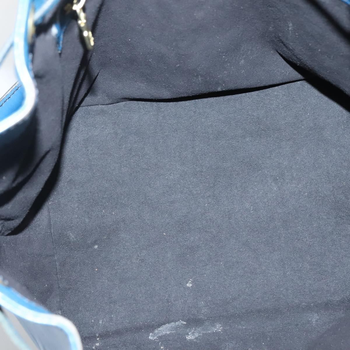 Louis Vuitton Bicolor Petit Noe Handbag Epi Leather, BLUE, LEATHER, Handbag