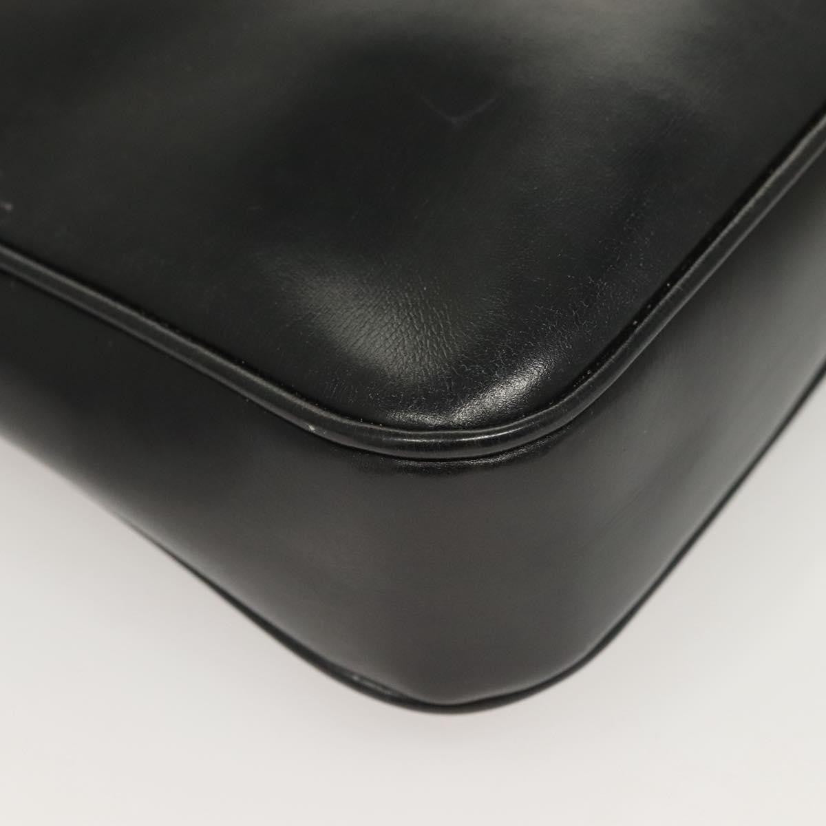 Gucci Vintage Shoulder Bag Leather, BLACK, LEATHER, Shoulder bag