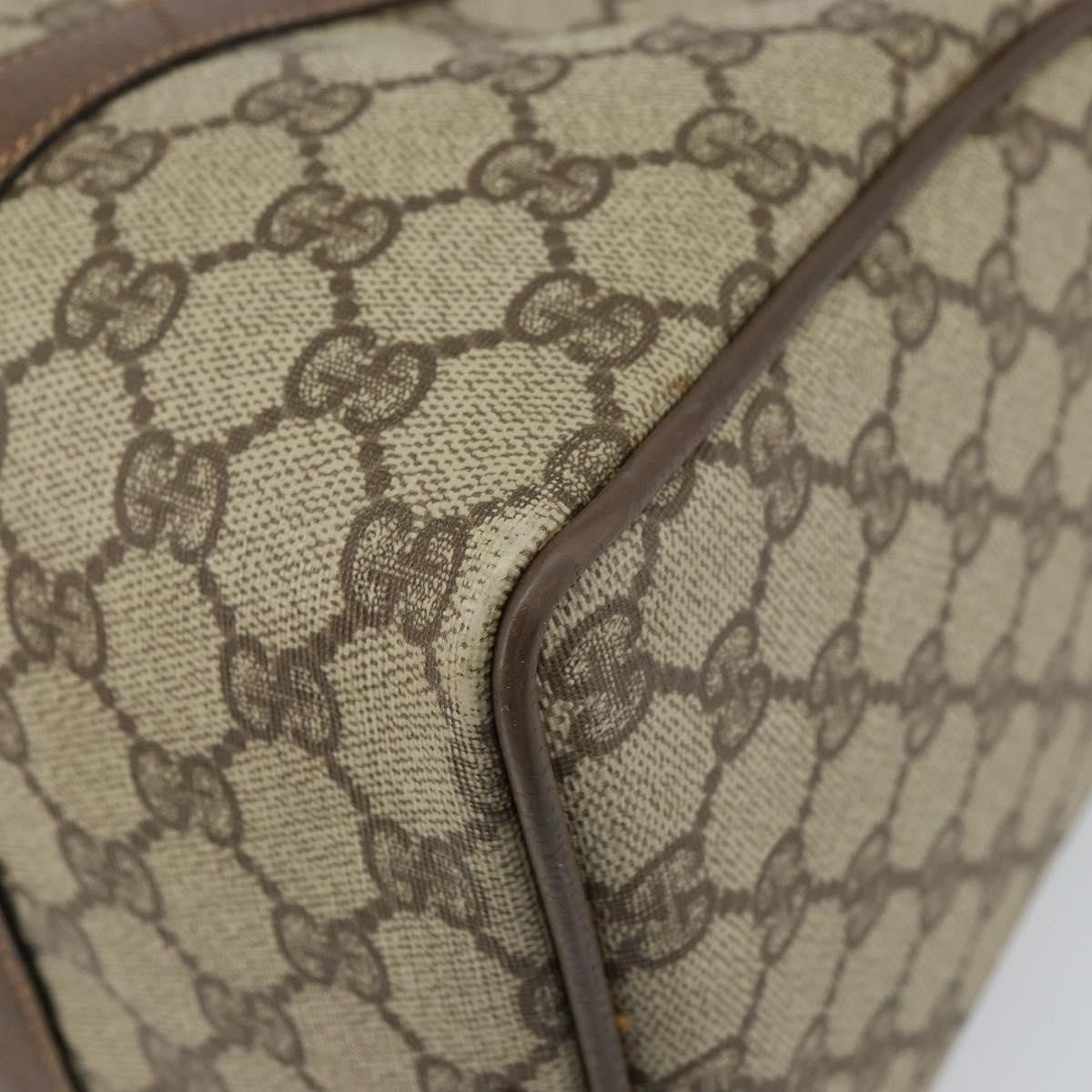 Gucci Vintage Duffle Bag GG Coated Canvas, BEIGE, CANVAS, Travel bag