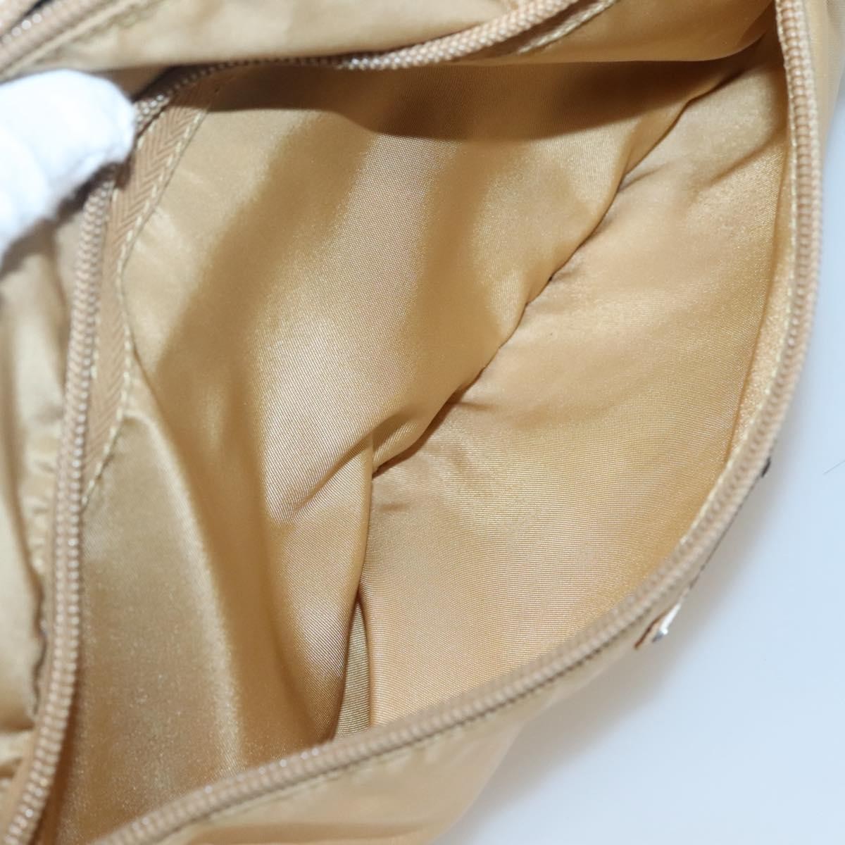 Prada Vintage Shoulder Bag Tessuto, BEIGE, NYLON, Shoulder bag