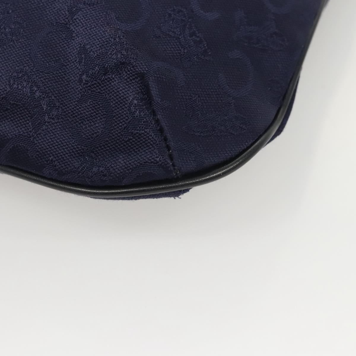 Celine C Sulky Handbag Canvas, NAVY, CANVAS, Handbag