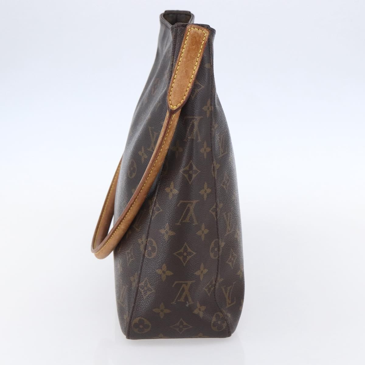 Louis Vuitton Looping Handbag Monogram Canvas, BROWN, CANVAS, Shoulder bag