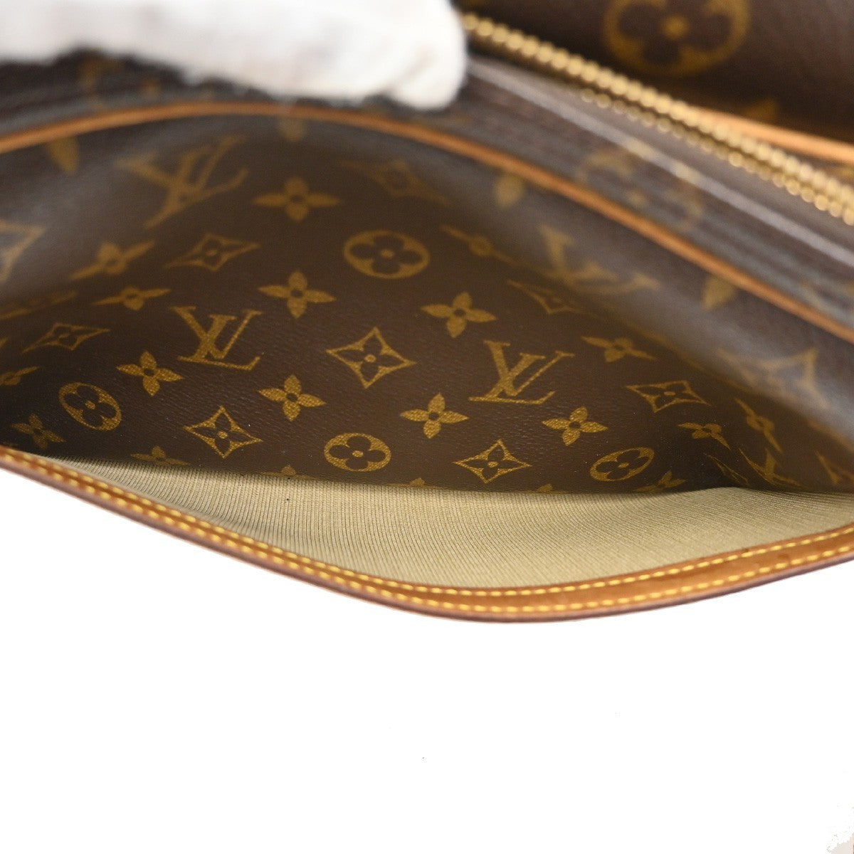 Louis Vuitton Reporter Bag Monogram Canvas, BROWN, CANVAS, Shoulder bag
