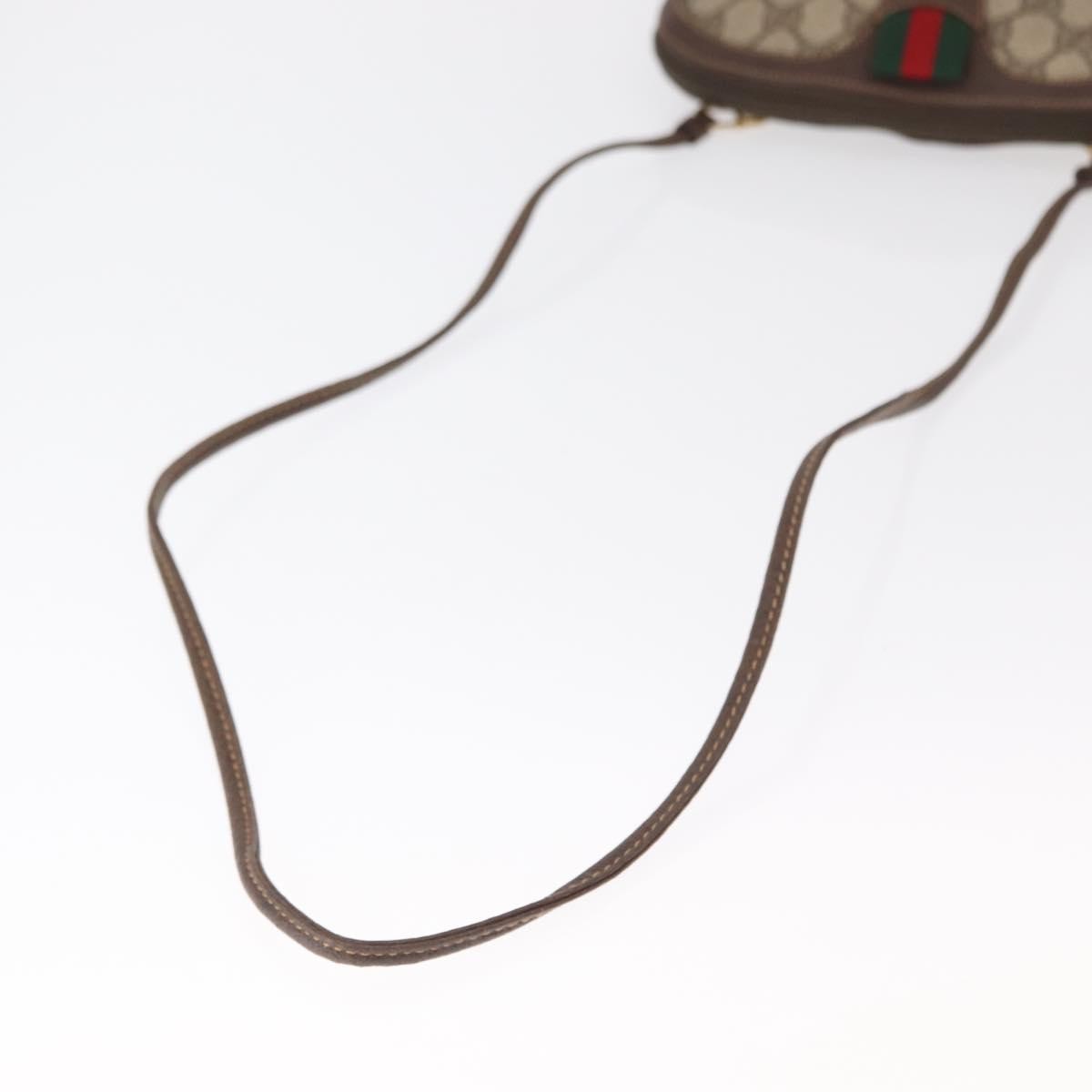 Gucci Vintage Web Crossbody Bag GG Coated Canvas, BEIGE, CANVAS, Shoulder bag