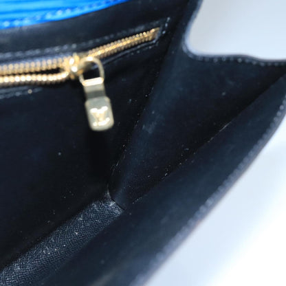 Louis Vuitton Art Deco Clutch Epi Leather, BLUE, LEATHER, Clutche & pouche