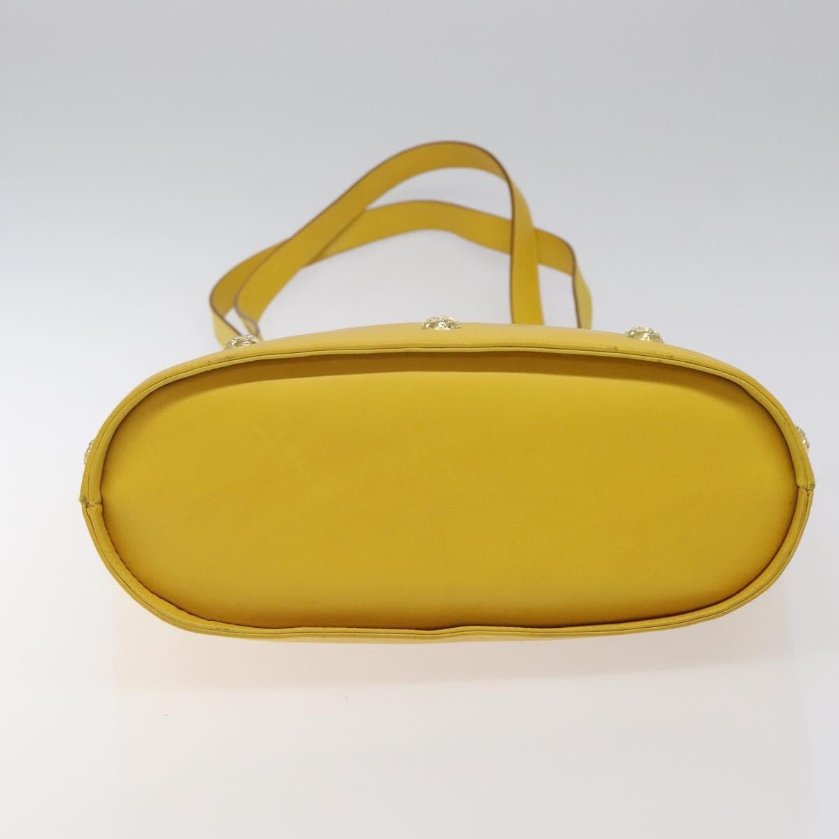 Salvatore Ferragamo Shoulder Bag Leather, YELLOW, LEATHER, Shoulder bag