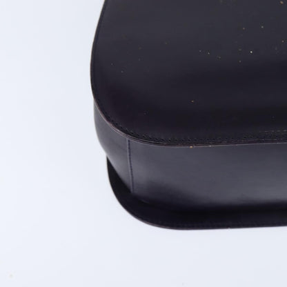 Salvatore Ferragamo Gancini Shoulder Bag Leather, NAVY, LEATHER, Shoulder bag