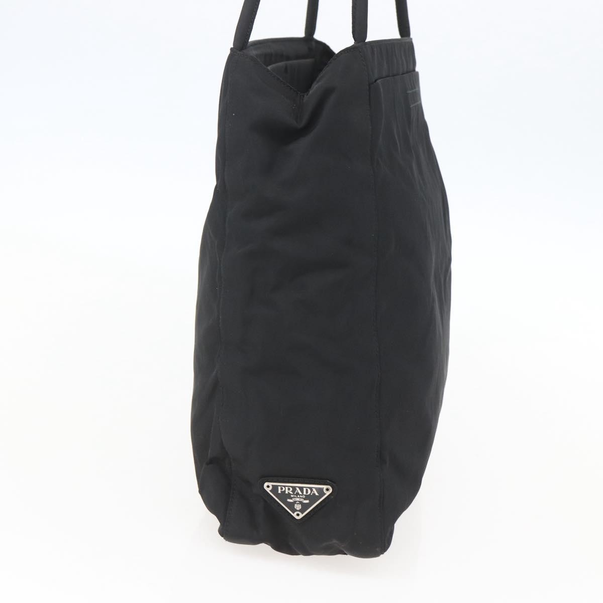 Prada Vintage Tote Nylon, BLACK, NYLON, Tote bag