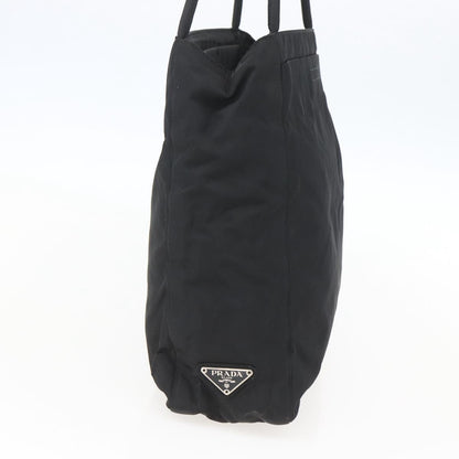 Prada Vintage Tote Nylon, BLACK, NYLON, Tote bag