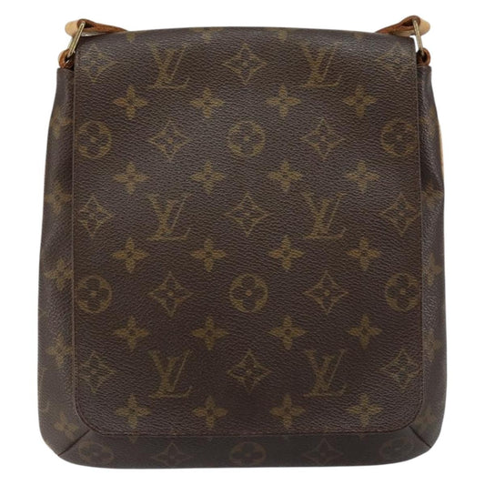 Louis Vuitton Musette Salsa Handbag Monogram Canvas, BROWN, CANVAS, Shoulder bag