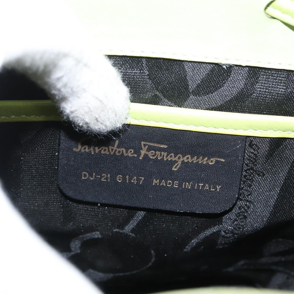 Salvatore Ferragamo Gancini Backpack Suede, GREEN, SUEDE, Backpack