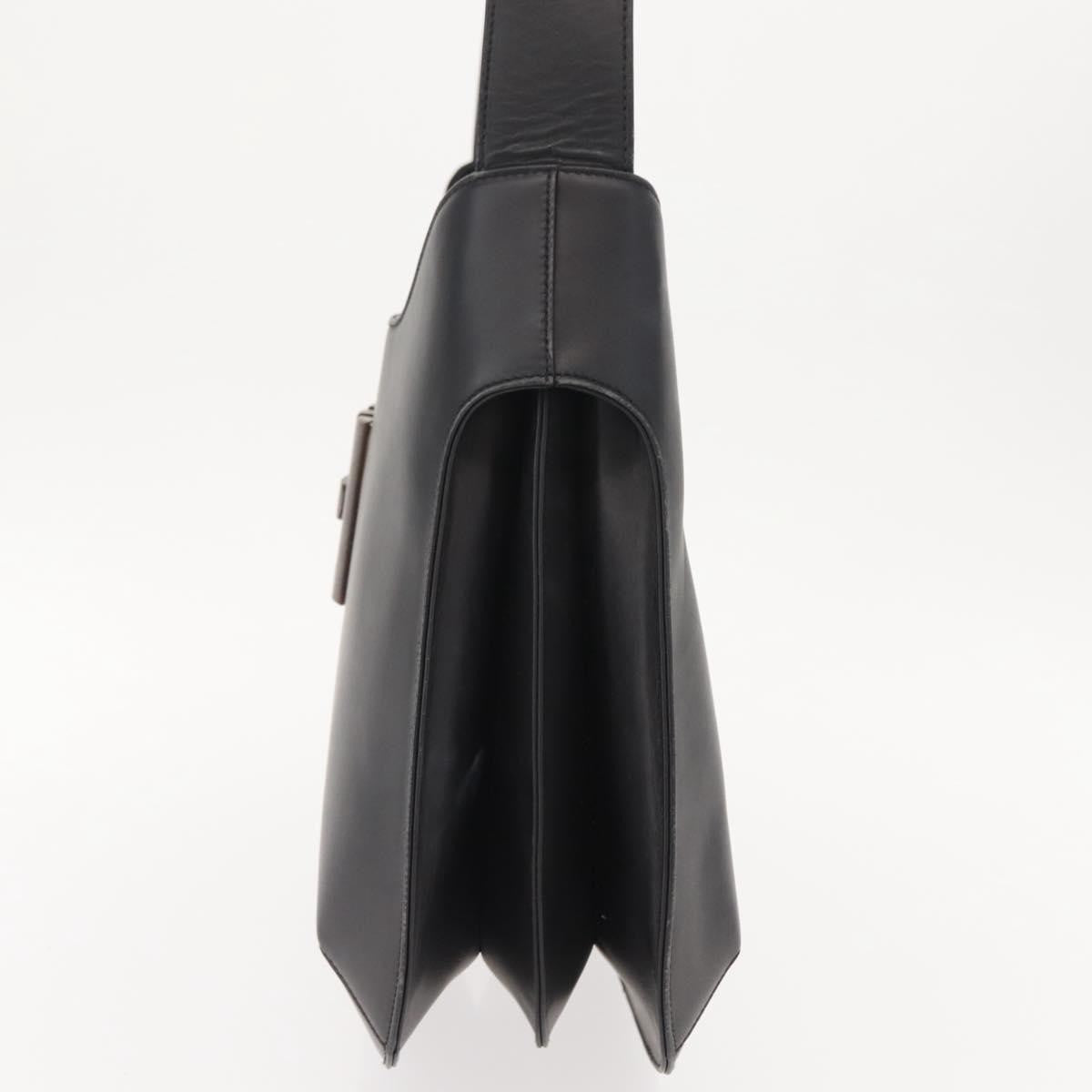 Salvatore Ferragamo Shoulder Bag Leather, BLACK, LEATHER, Shoulder bag