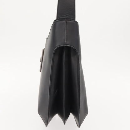 Salvatore Ferragamo Shoulder Bag Leather, BLACK, LEATHER, Shoulder bag