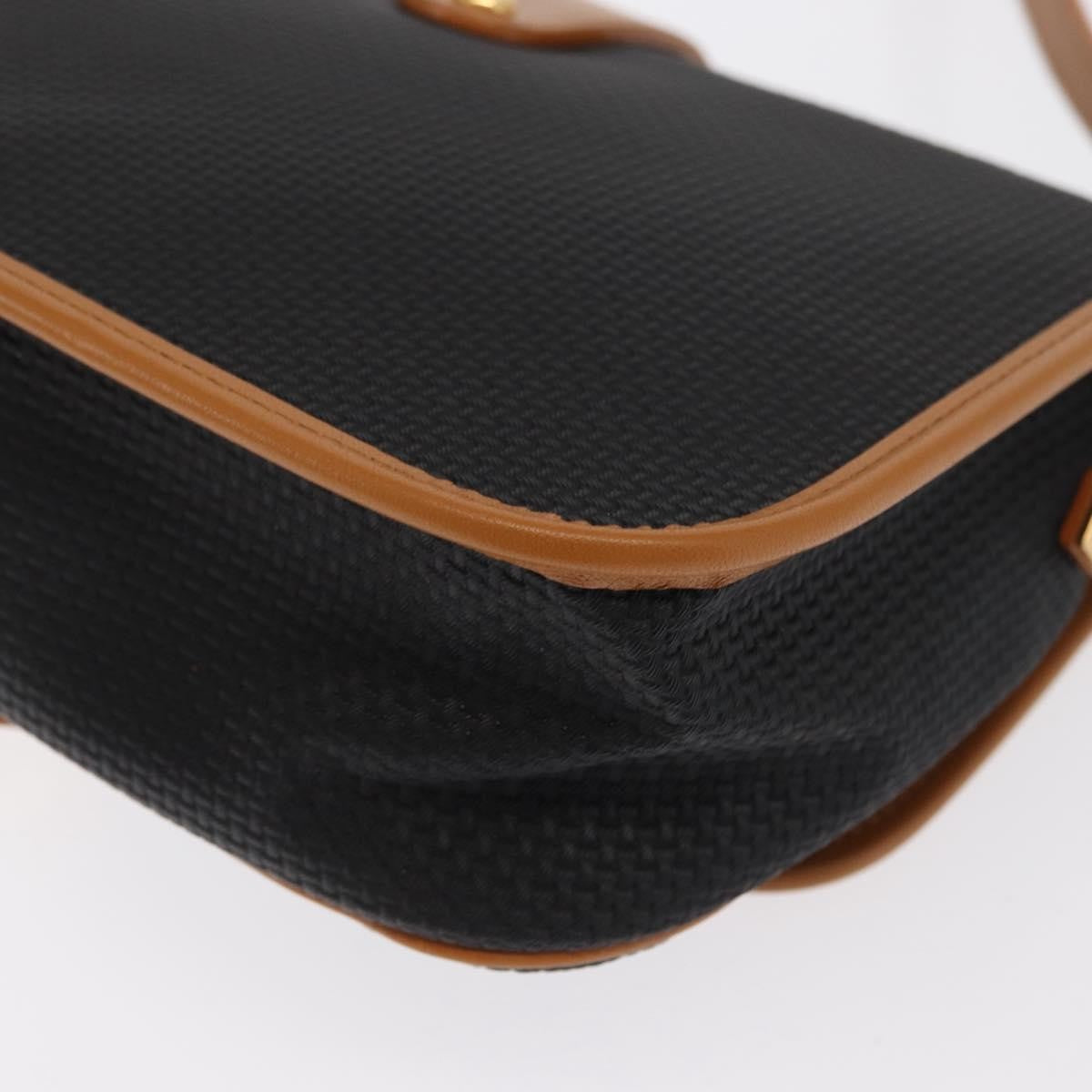 Saint Laurent Vintage Shoulder Bag Canvas, BLACK, CANVAS, Shoulder bag
