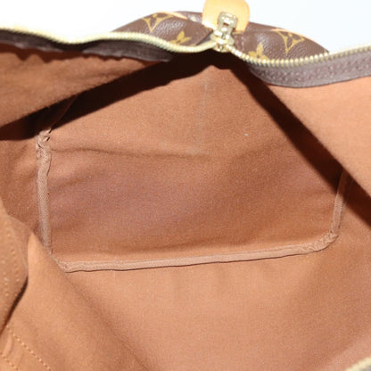 Louis Vuitton Keepall Bag Monogram Canvas, BROWN, CANVAS, Travel bag