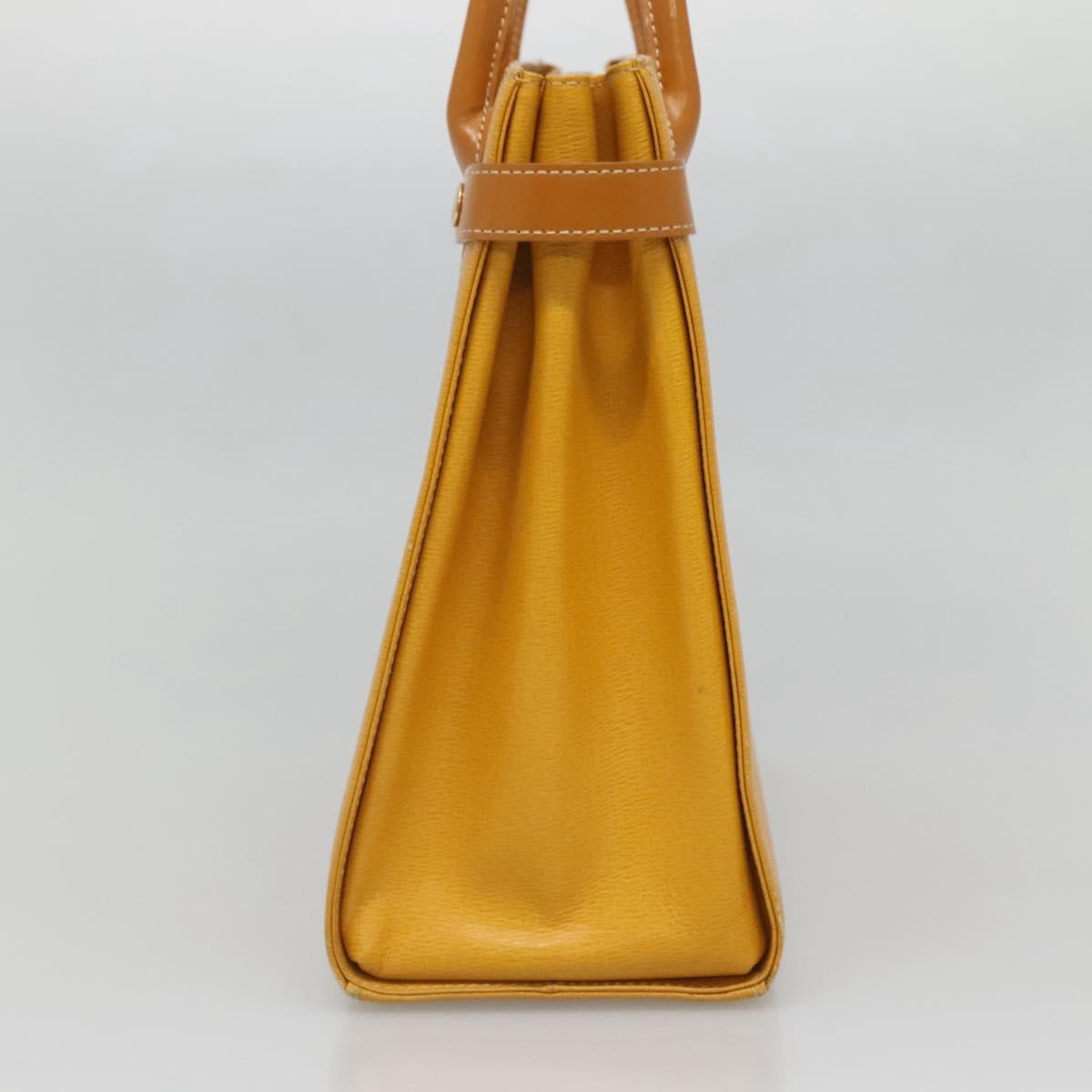 Burberry Vintage Handbag Leather, YELLOW, LEATHER, Handbag