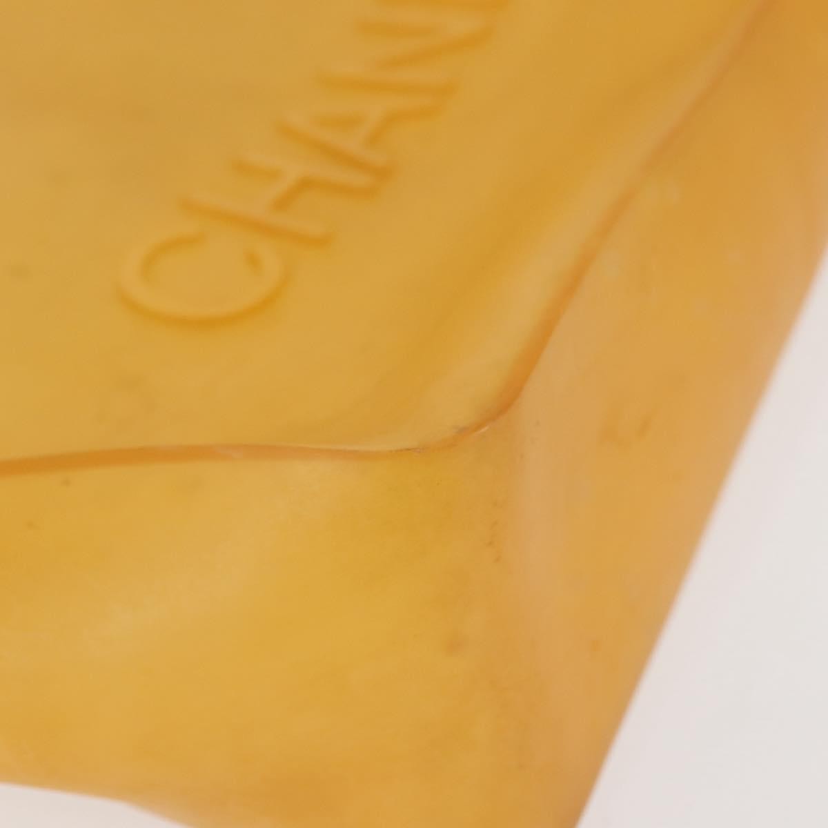 Chanel Jelly Tote Rubber, YELLOW, RUBBER, Tote bag