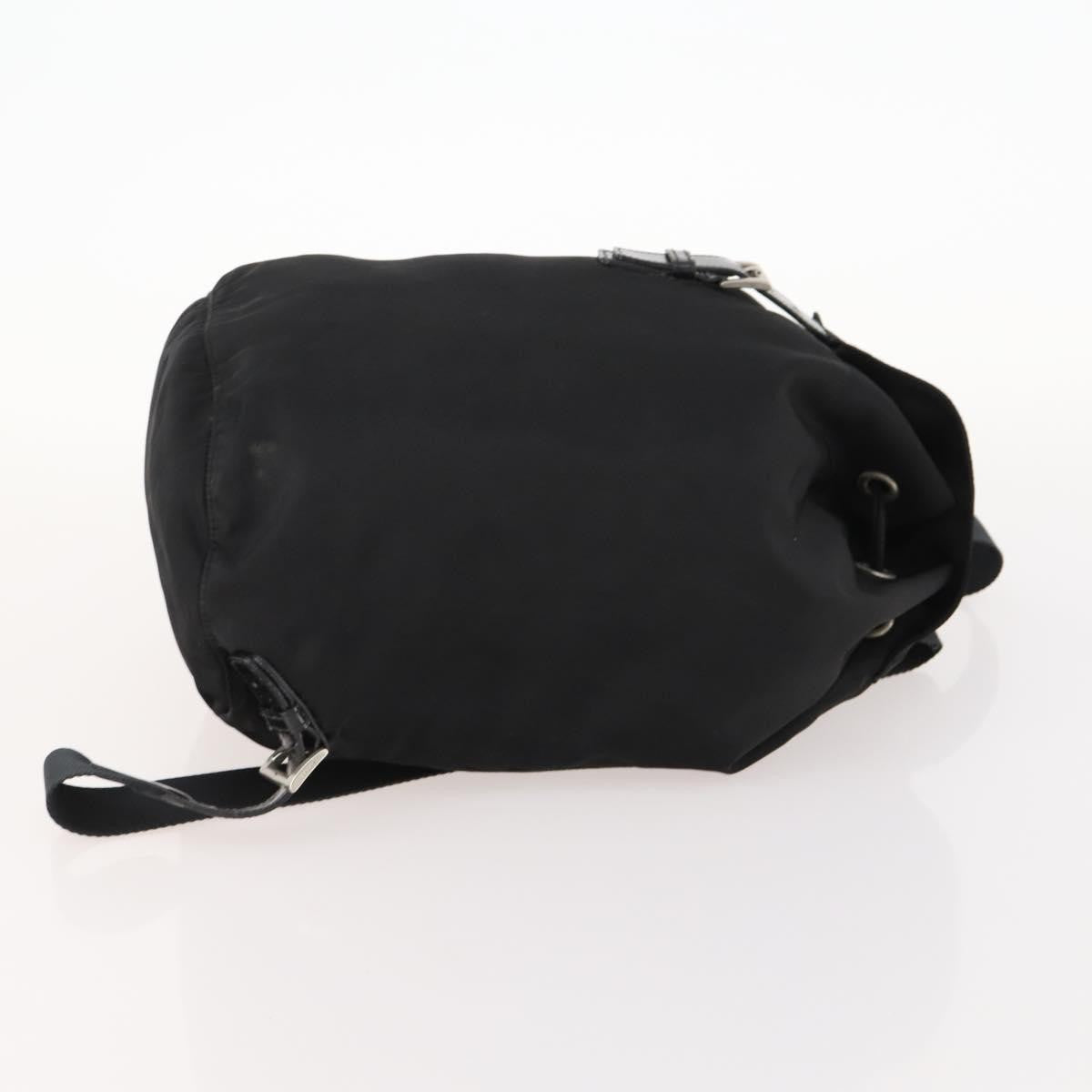 Prada Logo Backpack Tessuto, BLACK, NYLON, Backpack