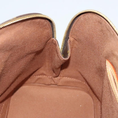 Louis Vuitton Alma Handbag Monogram Canvas, BROWN, CANVAS, Handbag