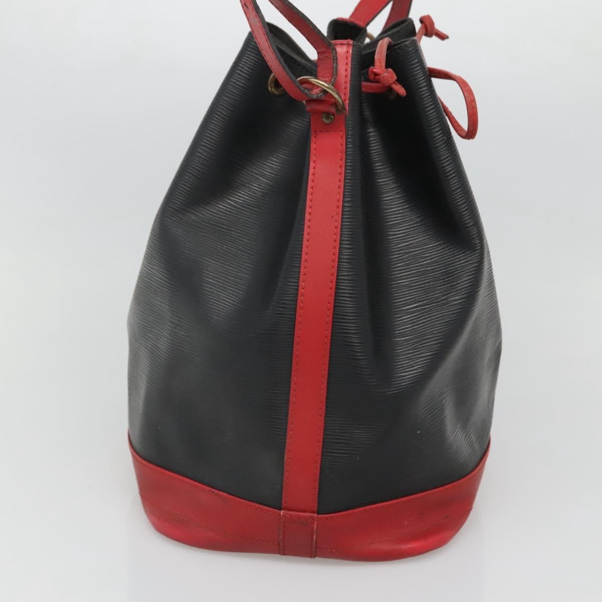 Louis Vuitton Bicolor Noe Handbag Epi Leather, BLACK, LEATHER, Handbag