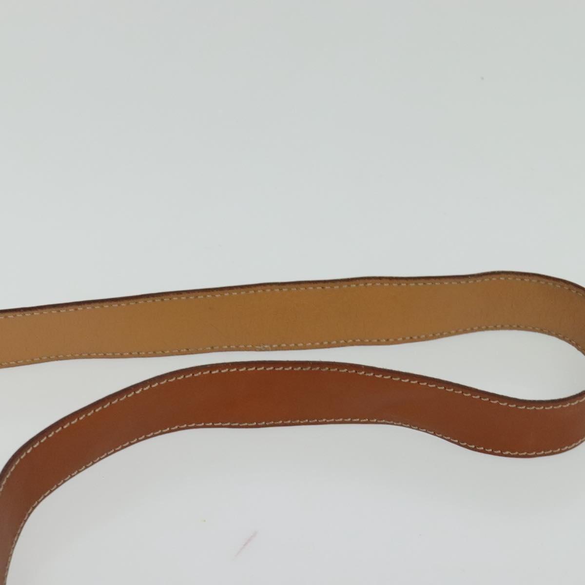 Celine Macadam Shoulder Bag PVC Leather, BROWN, CANVAS, Shoulder bag