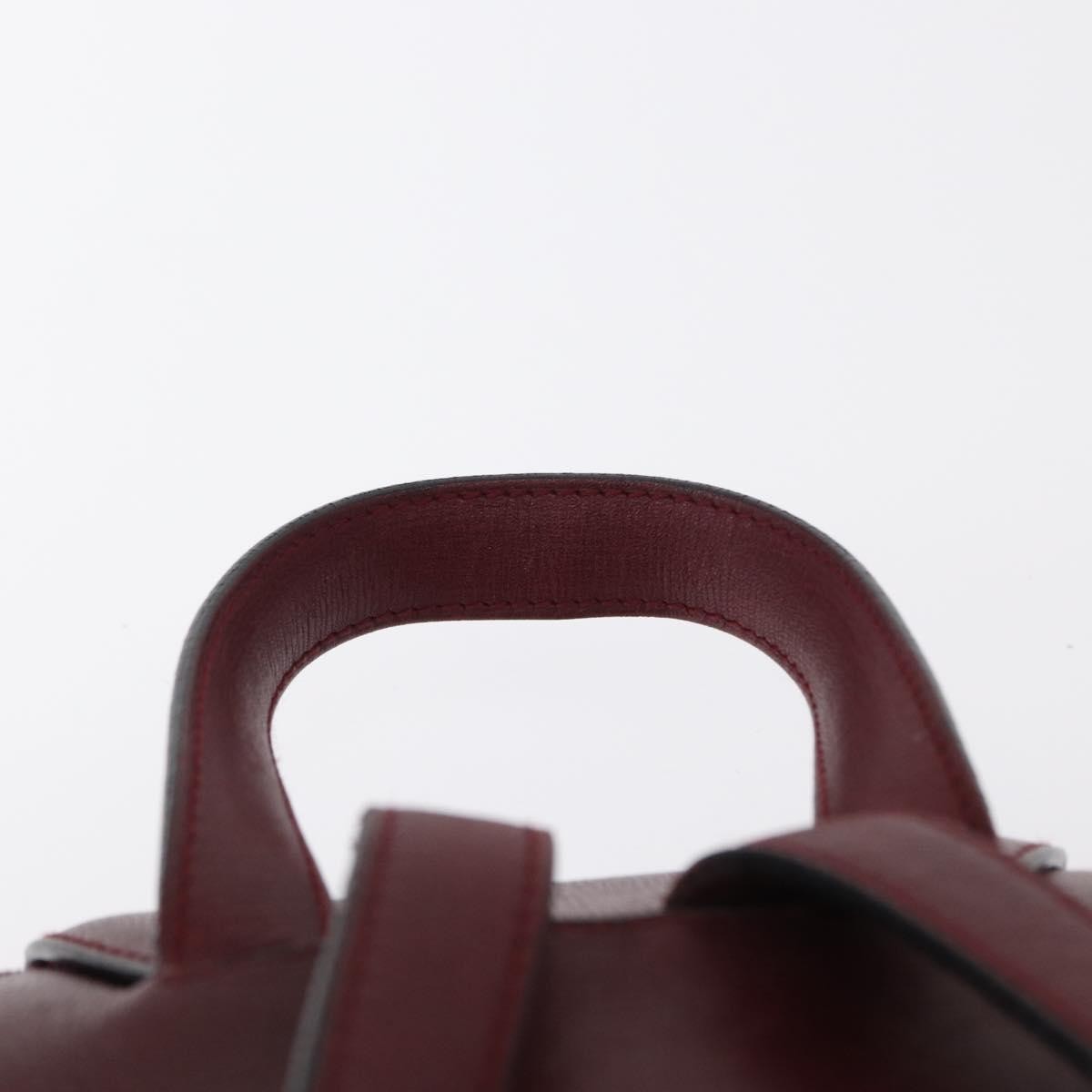 cartier Happy birthday backpack Leather, BURGUNDY, LEATHER, Backpack