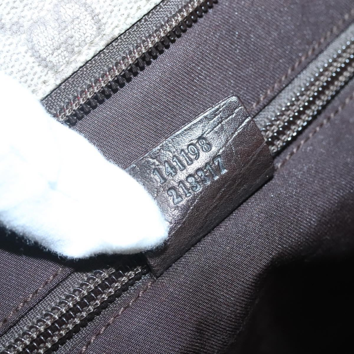 Gucci Zip Top Messenger Bag GG Coated Canvas, BEIGE, CANVAS, Shoulder bag