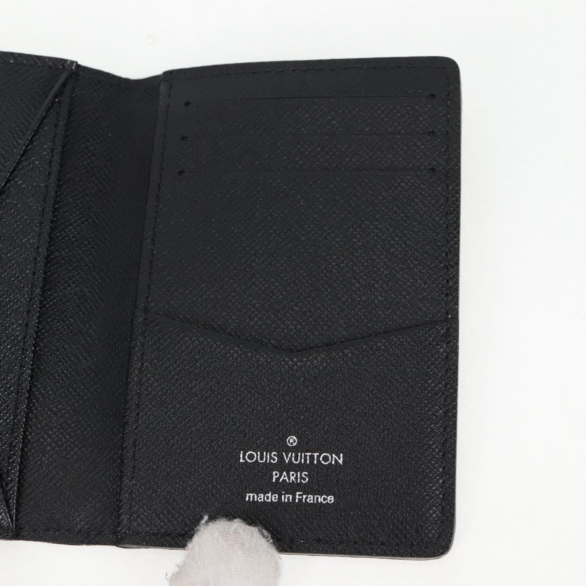 Louis Vuitton Pocket Organizer Limited Edition Nemeth Damier Graphite, BLACK, CANVAS, Clutche & pouche