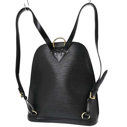 Louis Vuitton Gobelins Backpack Epi Leather, Black, Leather, Backpack