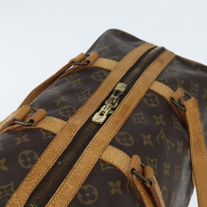 Louis Vuitton Sac Souple Handbag Monogram Canvas, BROWN, CANVAS, Travel bag