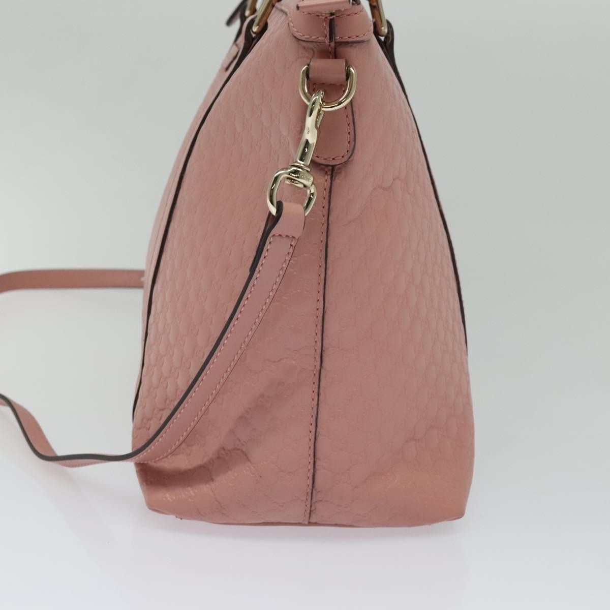 Gucci Margaux Tote (Outlet) Microguccissima Leather, PINK, LEATHER, Tote bag