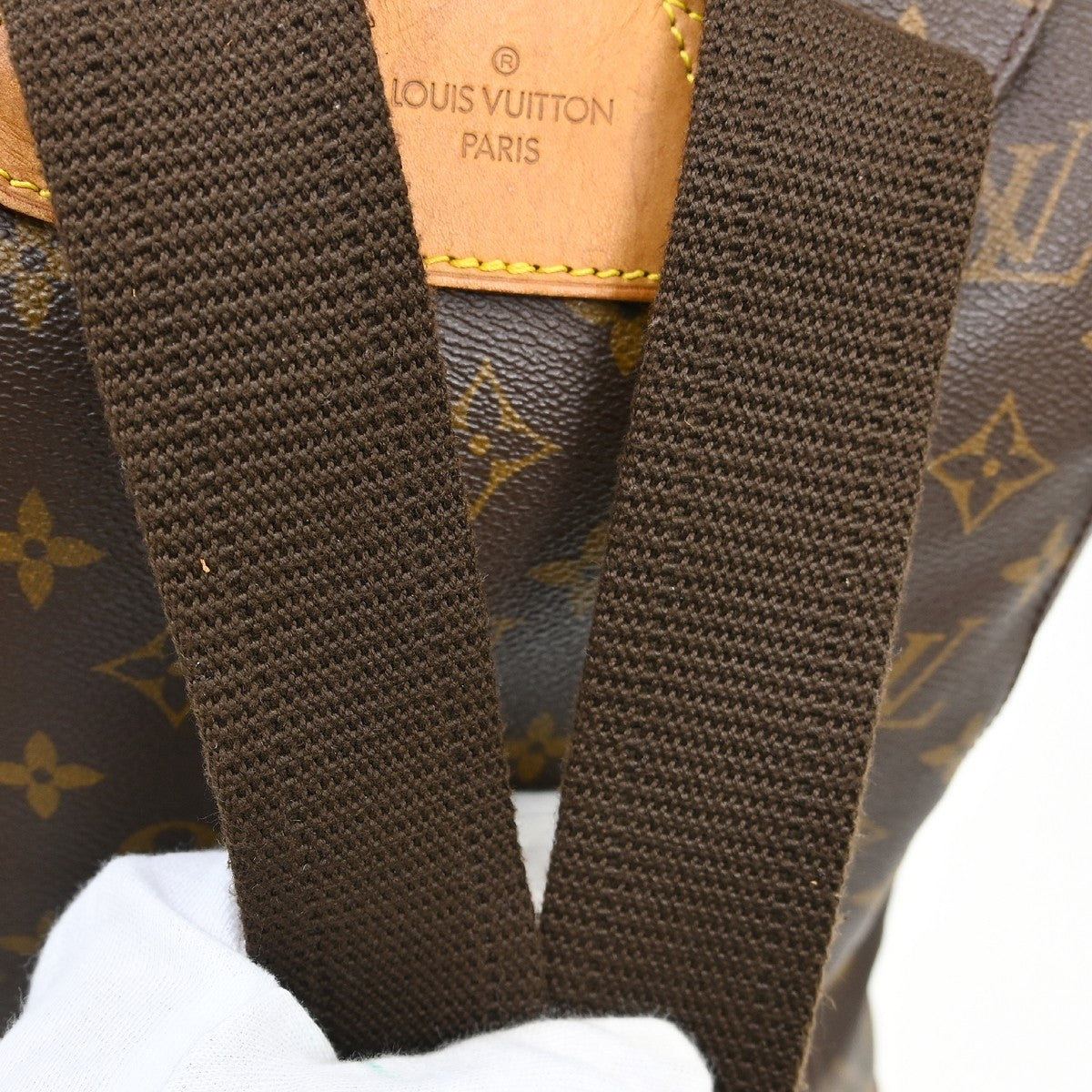 Louis Vuitton Vintage Montsouris Backpack Monogram Canvas, Brown, Canvas, Backpack