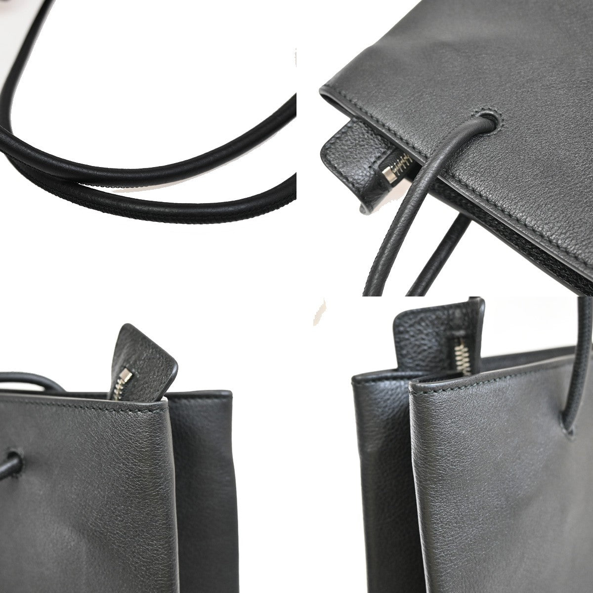 Balenciaga Tool 2.0 North South Tote Leather, BLACK, LEATHER, Tote bag