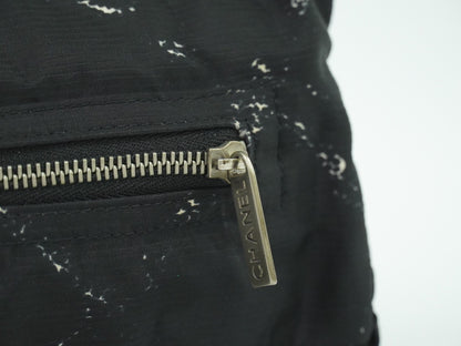 Chanel Travel line pouch Nylon, BLACK, NYLON, Travel bag