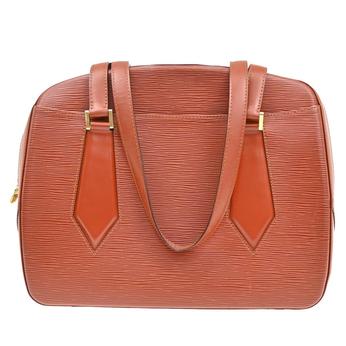 Louis Vuitton Voltaire Handbag Epi leather, BROWN, LEATHER, Handbag