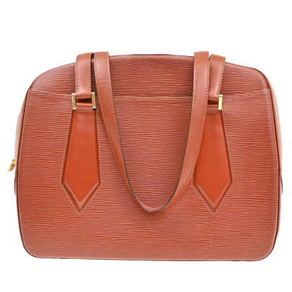Louis Vuitton Voltaire Handbag Epi leather, BROWN, LEATHER, Handbag