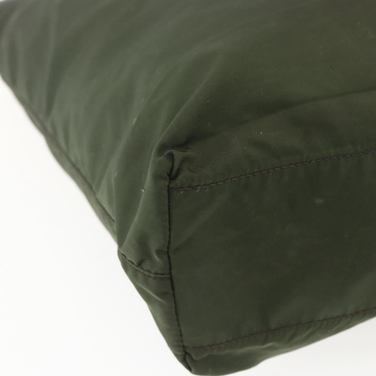 Prada Open Tote Tessuto, KHAKI, NYLON, Tote bag