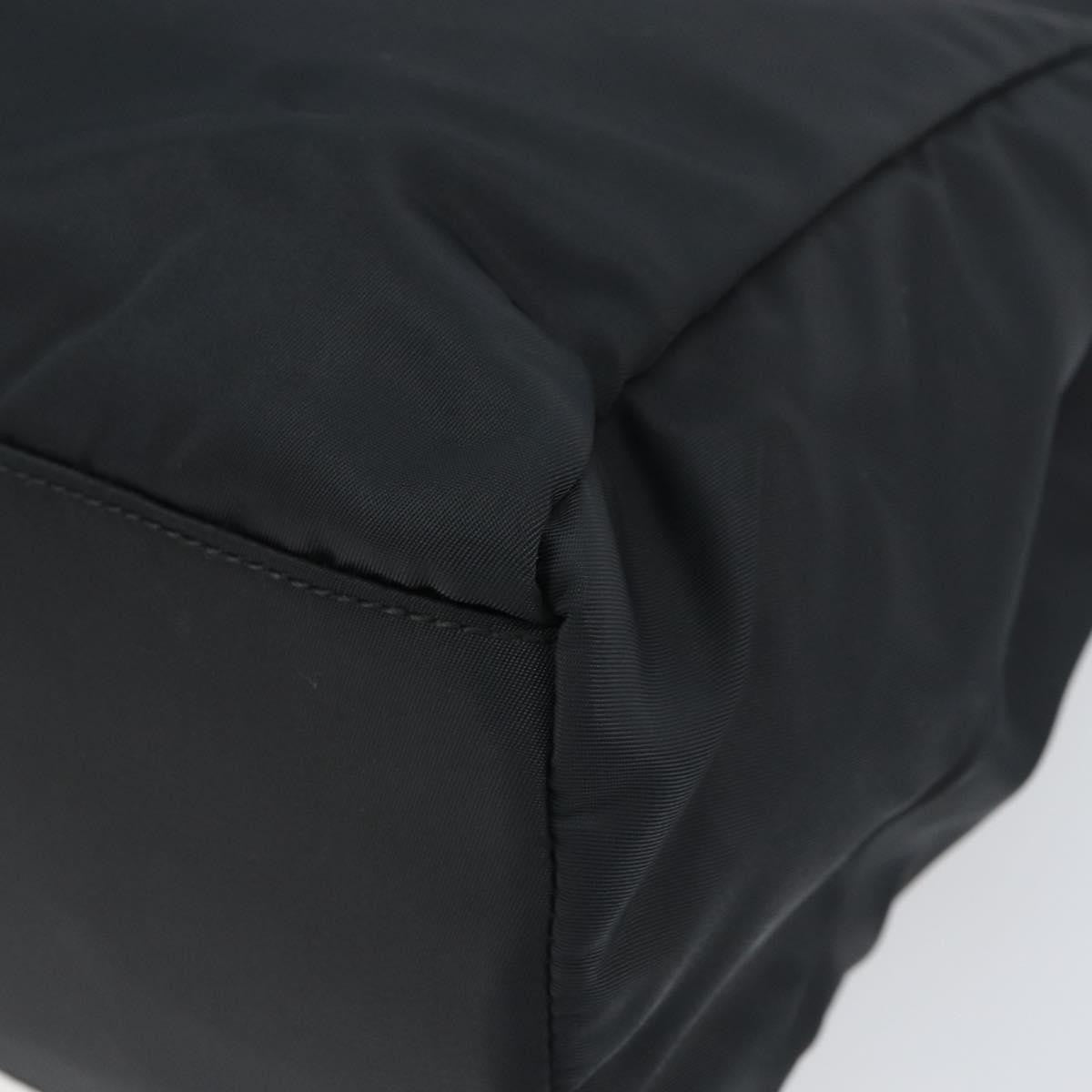 Prada Vintage Tote Nylon, BLACK, NYLON, Tote bag