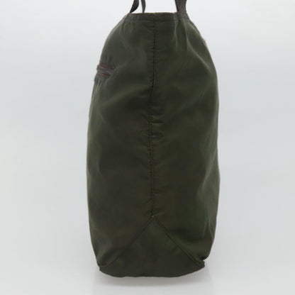Prada Vintage Convertible Zip Tote Tessuto, KHAKI, NYLON, Tote bag