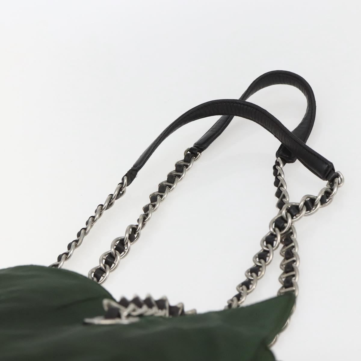 Prada Re-Edition 1995 Chain Tote Quilted Re-Nylon, KHAKI, NYLON, Shoulder bag