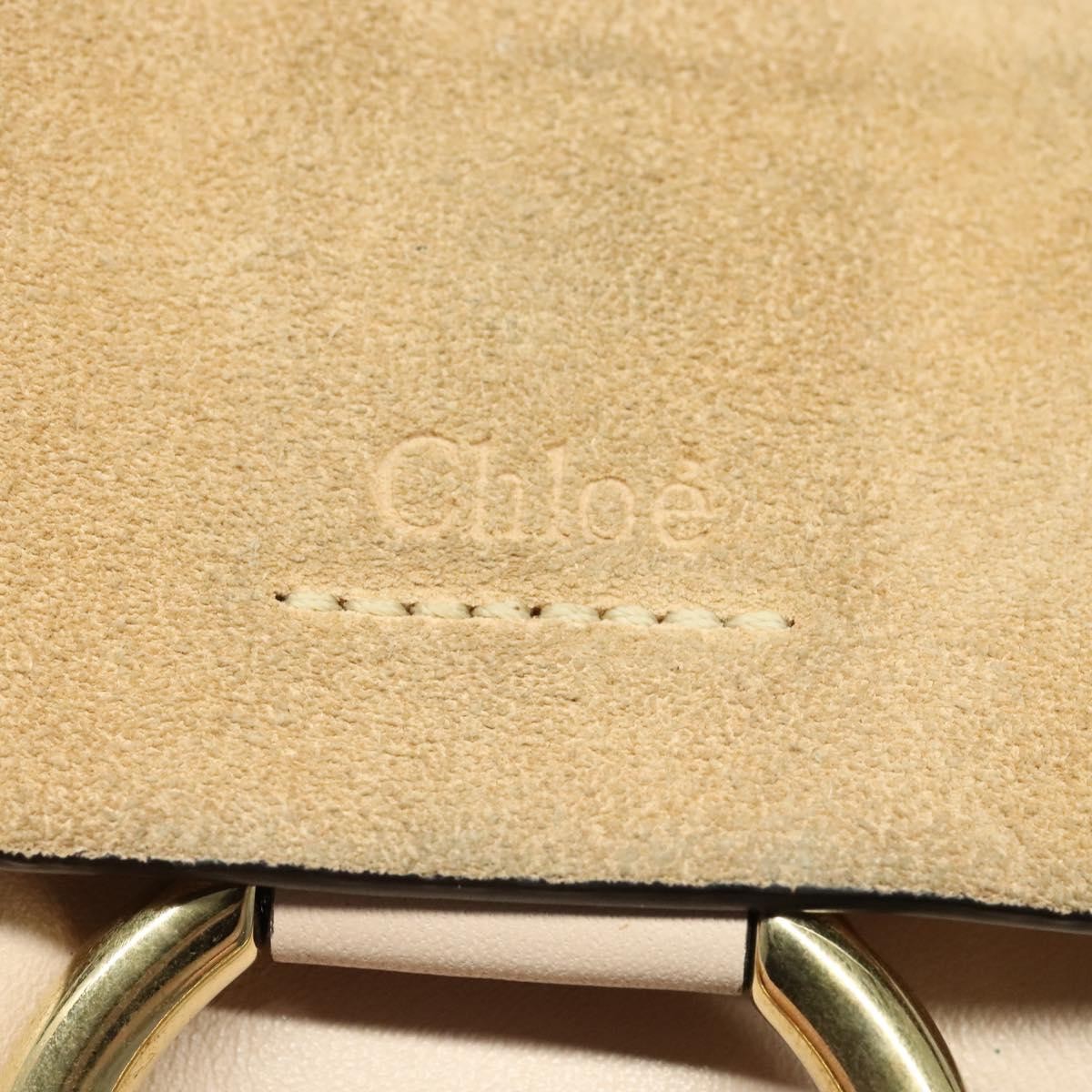 Chloe Faye Crossbody Leather and Suede, BEIGE, LEATHER, Shoulder bag