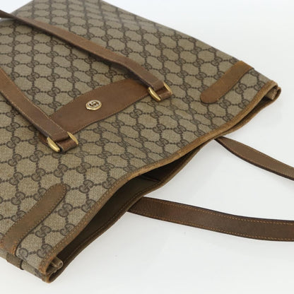 Gucci GG supreme tote bag Canvas, BEIGE, CANVAS, Tote bag