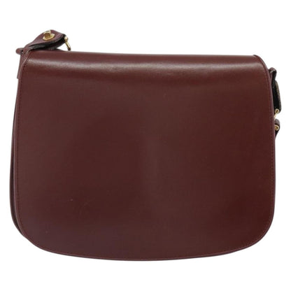 cartier Must de Cartier Shoulder Bag Leather, BURGUNDY, LEATHER, Shoulder bag