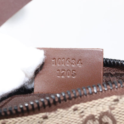 Gucci Abbey Canvas Leather, BEIGE, CANVAS, Shoulder bag