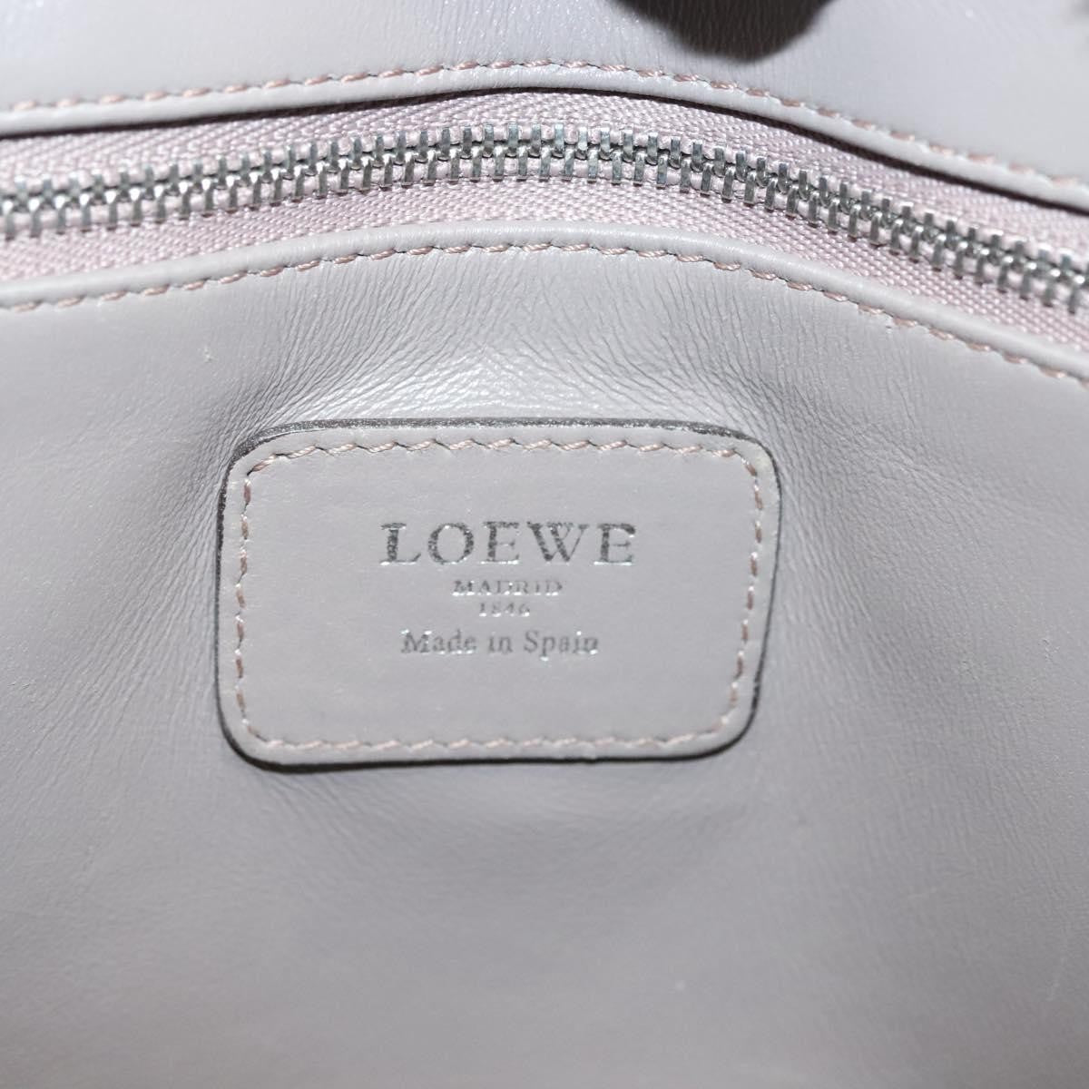 Loewe Amazona Bag Leather, GRAY, LEATHER, Handbag