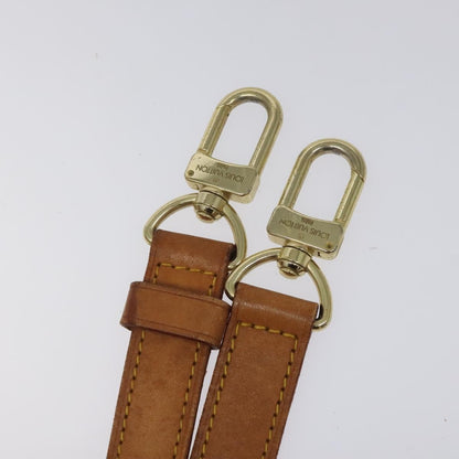 Louis Vuitton Adjustable Shoulder Strap Vachetta Leather, BEIGE, LEATHER, Straps