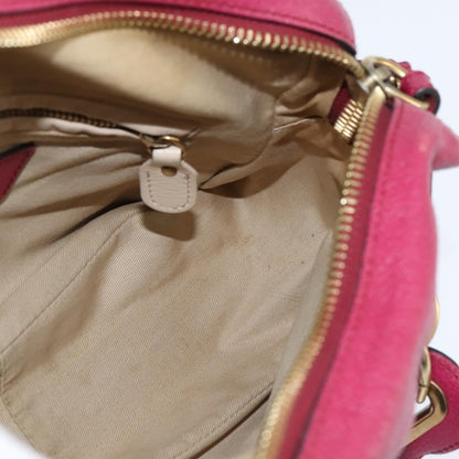 Chloe Paraty Top Handle Bag Leather, PINK, LEATHER, Handbag