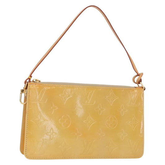 Louis Vuitton Lexington Pochette Patent Leather, Beige, Patent Leather, Clutch