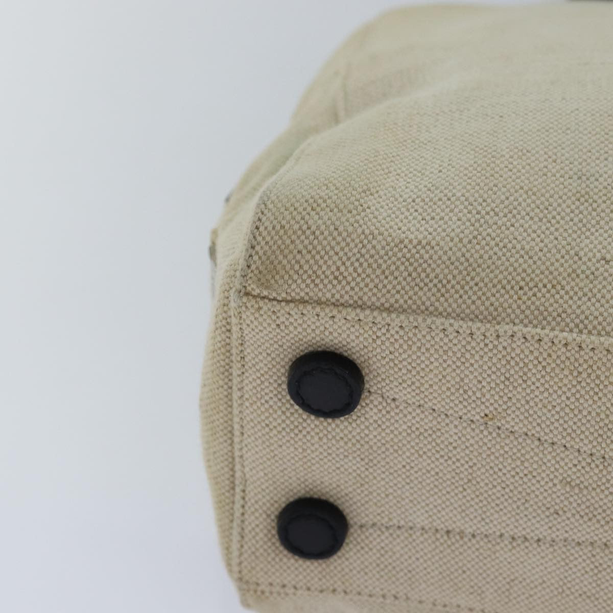 Prada Vintage Handbag Canvas, BEIGE, CANVAS, Handbag